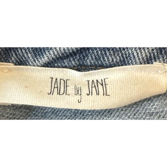 Embroidered Patch Button Up Long Sleeve Denim Jacket Shacket Hip Hop Streetwear - Picture 10 of 11